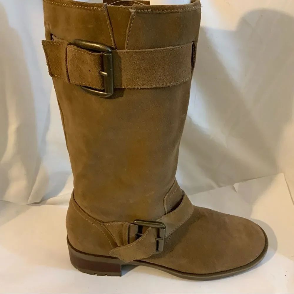 Jessica Simpson Brown Leather/Suede Over The Knee Boots Size 9.5
